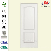 36 in. X 80 in. Glatte 2-Platten-Bogen Top Hollow Core Primed Composite Single Prehung Innentür